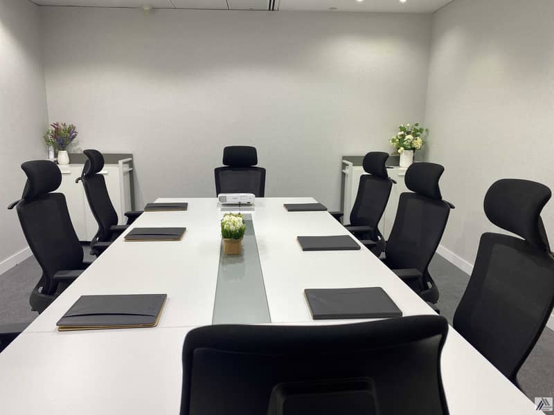 7 Fully Furnished office | Dewa | Internet | Conference room Including | linked with Burjuman mall