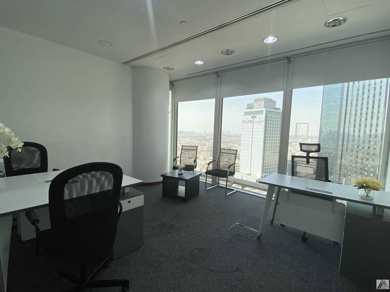 2 Executive Royal Office with pool View / Fully Fitted / linked with Mall and Metro