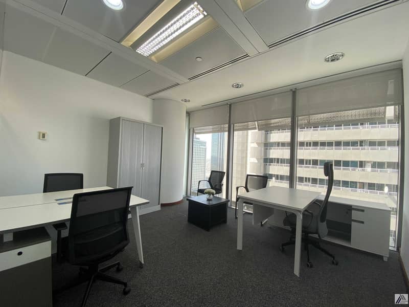 3 Executive Royal Office with pool View / Fully Fitted / linked with Mall and Metro