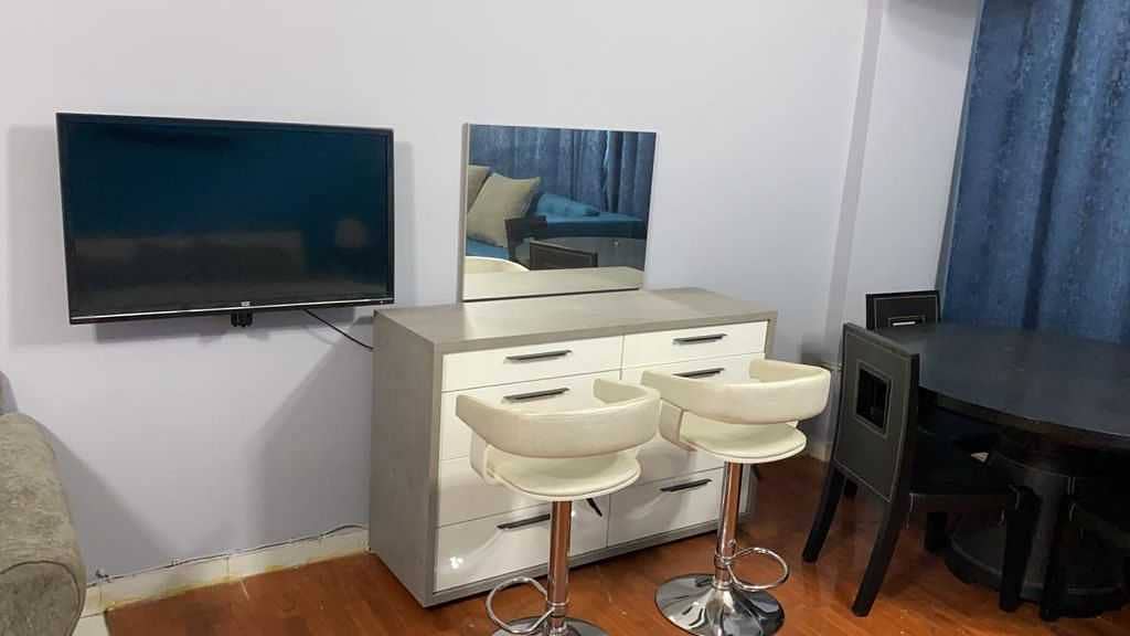 Furnished Studio Available for Monthly Rent in Falcon Towers Ajman