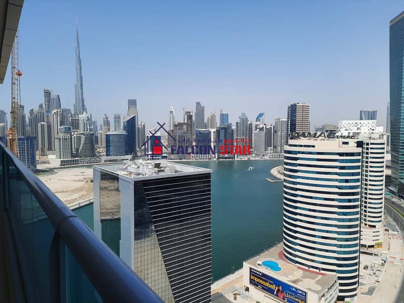 DUBAI CANAL VIEW | BIGGEST SIZE BRAND NEW FURNISHED STUDIO