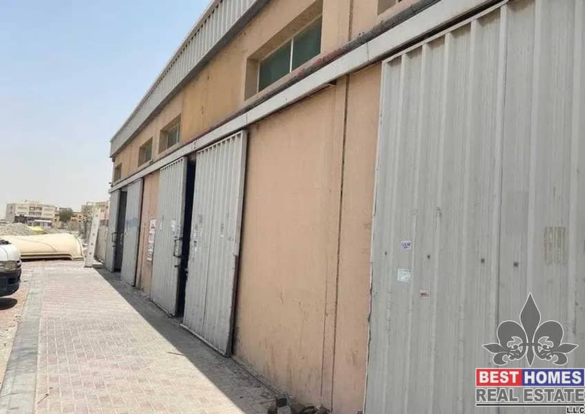 1200 SQ FT Warehouse with Mezzanine Available For Rent in Al Jurf Area, Ajman