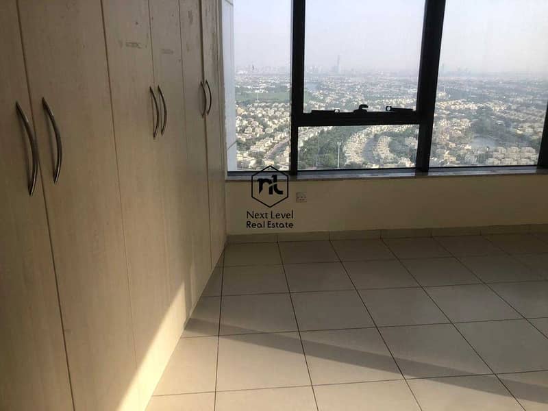 6 al waleed paradise large 2 bedroom with 3 washroom no separate chiller with balcony and parking