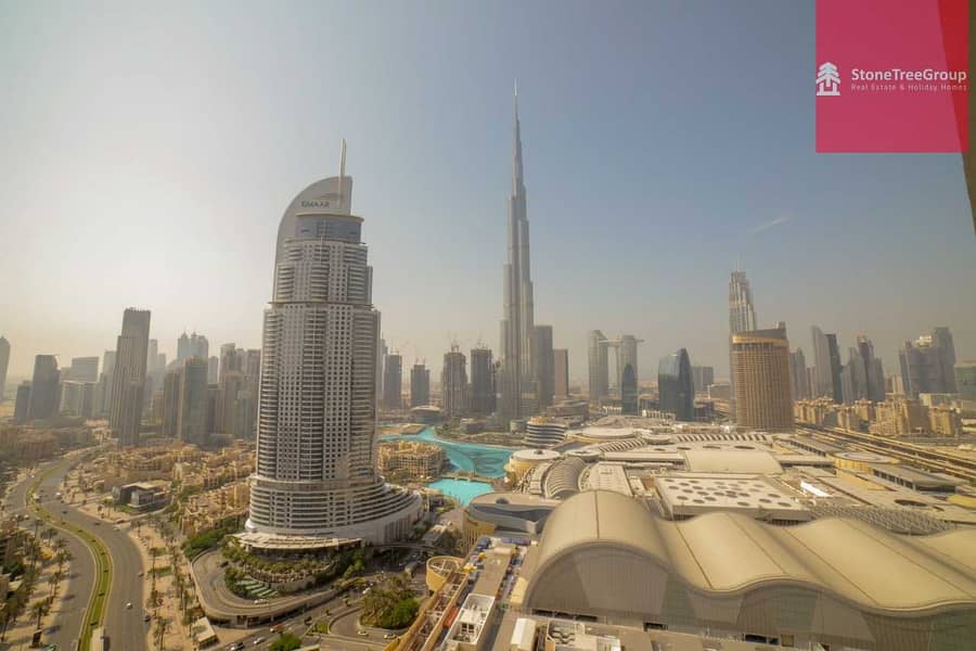 24 1 BR Burj Khalifa Views | Address Fountain View | 0% Commission