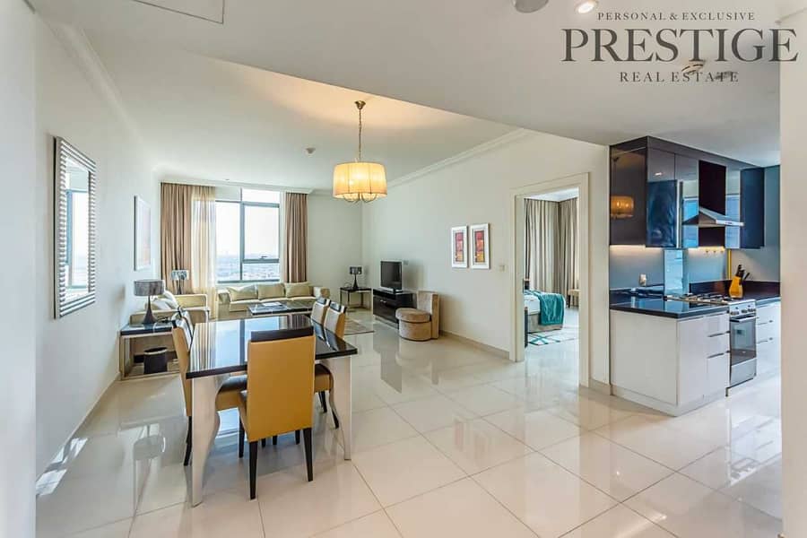 2 Fully Furnished | Two Beds | High Floor