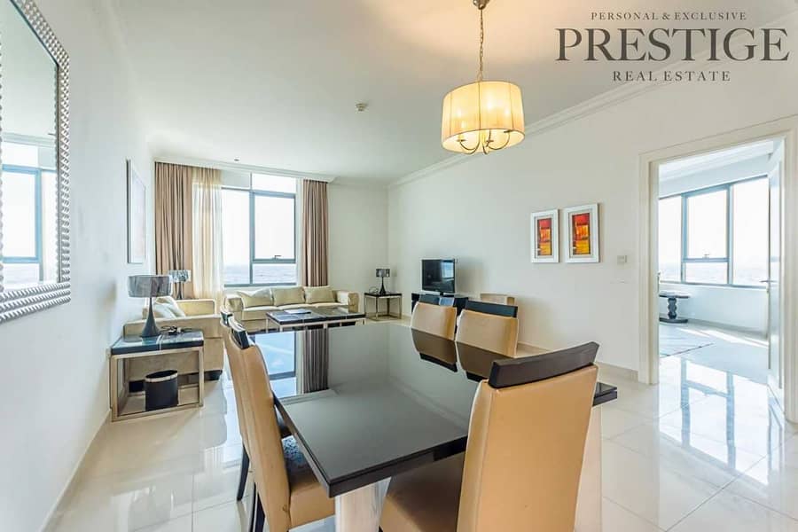 5 Fully Furnished | Two Beds | High Floor
