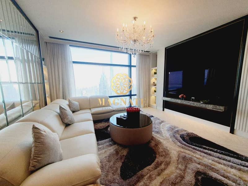 3 Luxury Furnished | Burj Khalifa View | Fully Upgraded
