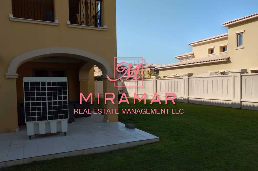 10 FULLY FURNISHED | LUXURY 5B+MAIDS VILLA WITH PRIVATE GARDEN | BEST LOCATION