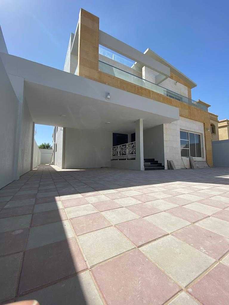 Modern design  Brand New 5-Bedroom Villa  for sale 5000 sqft ,5 master rooms +maid room Prime location  in Al Mowaihat  Ajman