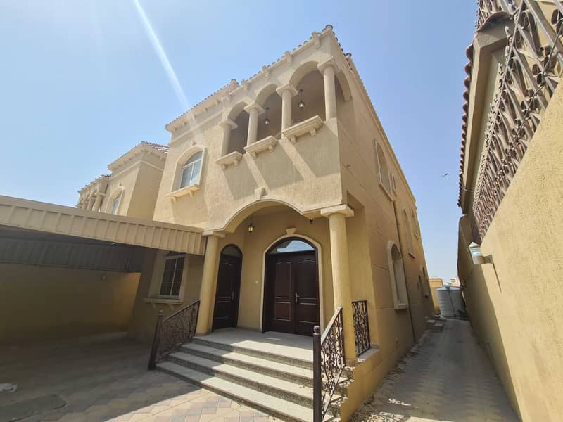New villa for sale With Electric , the first inhabitant in the Emirate of Ajman, in Al Mouhat 2 area, without a down payment