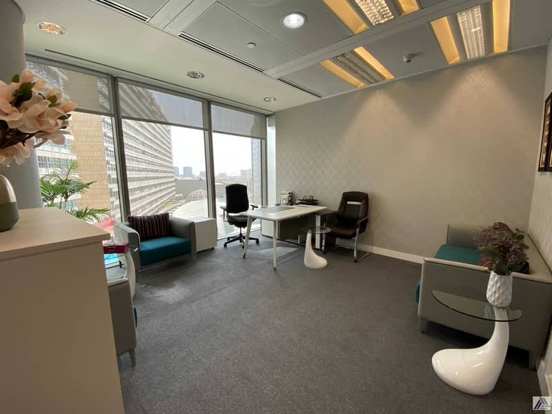 2 Independent fully furnished and serviced office_Linked with burjuman Mall and metro