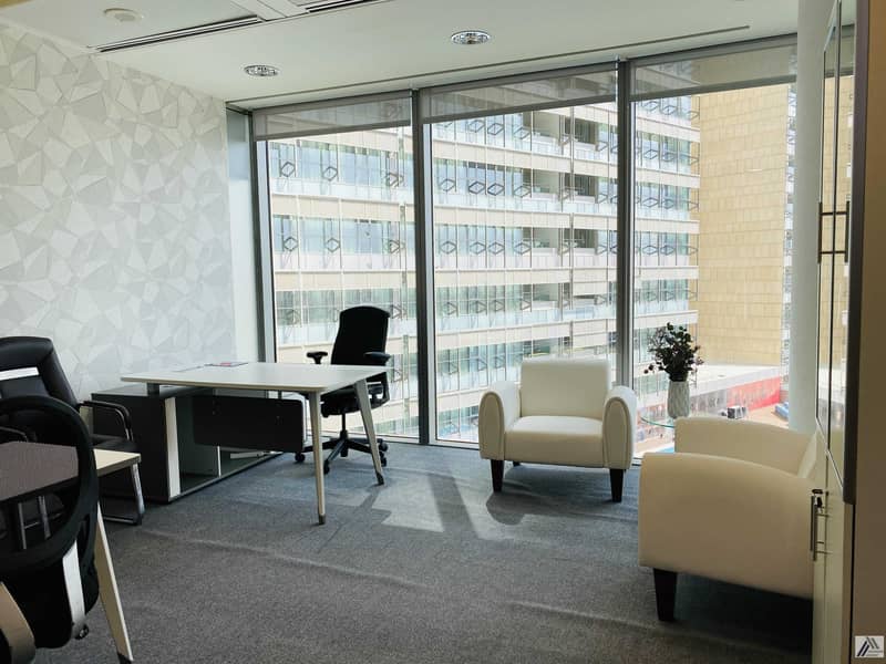 3 Independent fully furnished and serviced office_Linked with burjuman Mall and metro