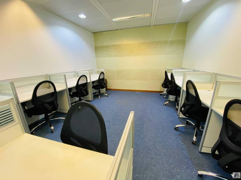 7 Independent fully furnished and serviced office_Linked with burjuman Mall and metro