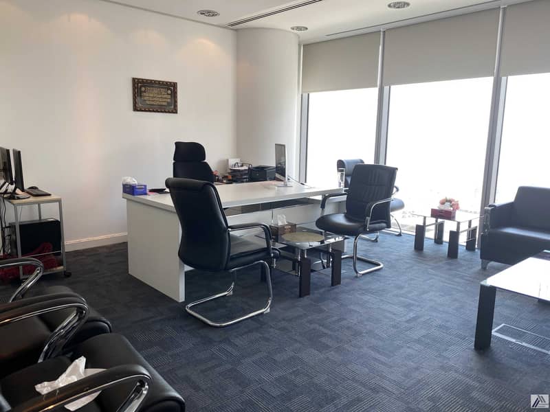 4 Independent fully furnished and serviced office_Linked with burjuman Mall and metro