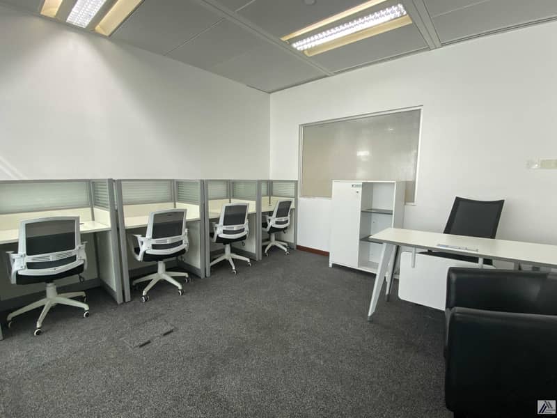 15 Independent fully furnished and serviced office_Linked with burjuman Mall and metro