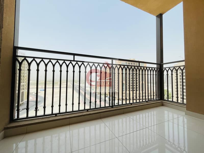 14 Month free 3 open view balcony Store+Laundry room both Masters now in 60k jaddaf