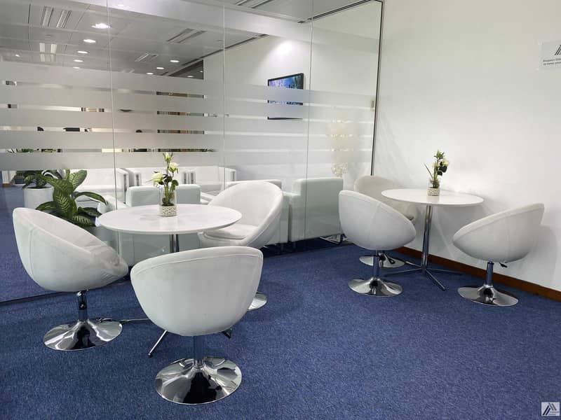 7 Affordable Smart Serviced office -with Meeting room and conference room  facility