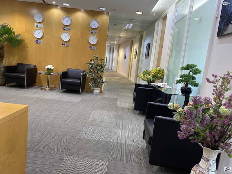 9 Affordable Smart Serviced office -with Meeting room and conference room  facility