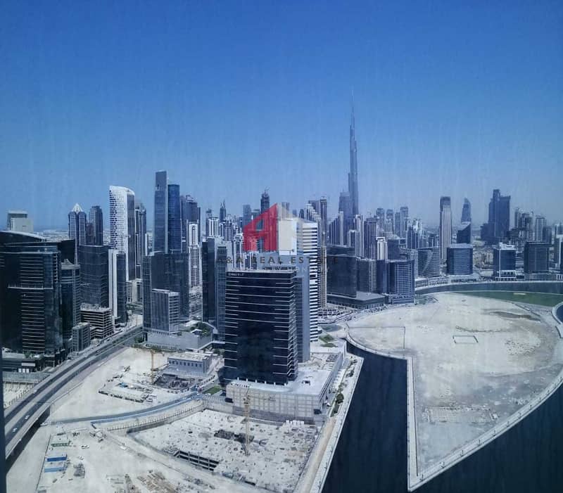 17 Office With Burj Khalifa And Canal view