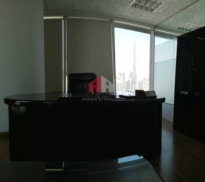 19 Office With Burj Khalifa And Canal view