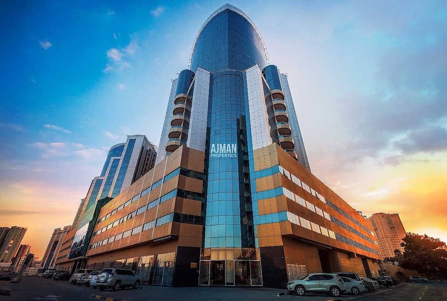 Spacious 1 BHK For Sale upto 8 Years of Payment Plan in Orient Tower, Ajman