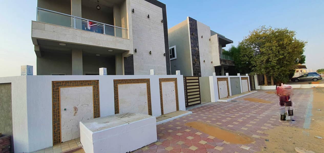 The most luxurious villas in Ajman on the neighboring street, all nationalities