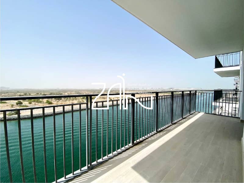 Full Canal View 3BR Apt Brand New High Floor