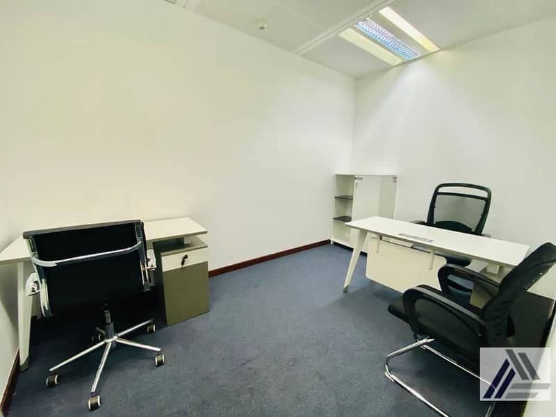 AMAZING OFFERS FOR AN OFFICE SPACE FULLY FITTED LOCATED IN BURJUMAN LINKED WITH METRO