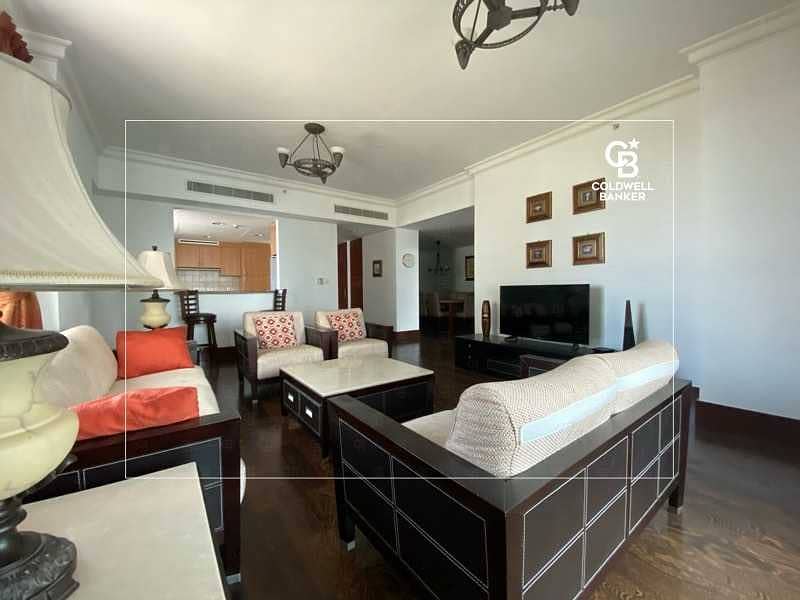 4 2bed + Study  Full marina view fully furnished @ Mesk