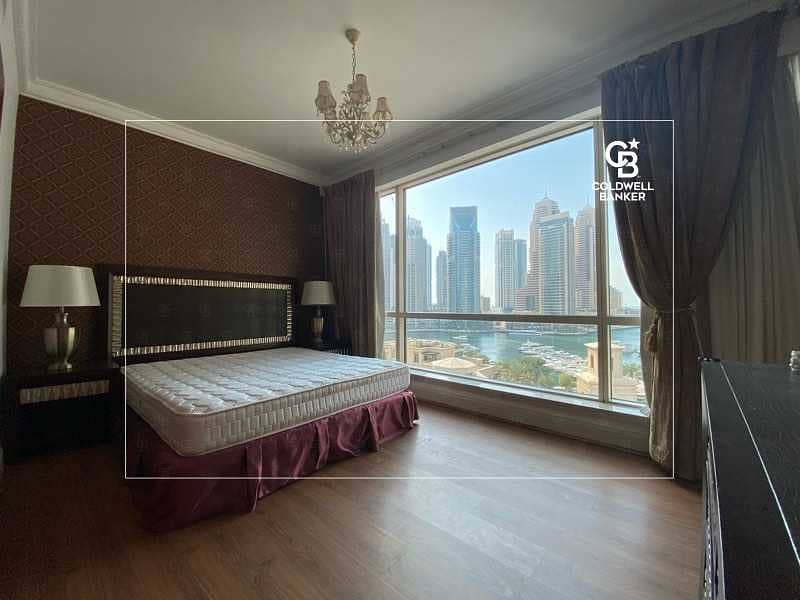 9 2bed + Study  Full marina view fully furnished @ Mesk