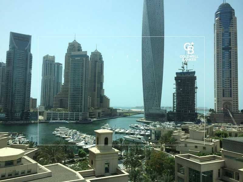 14 2bed + Study  Full marina view fully furnished @ Mesk