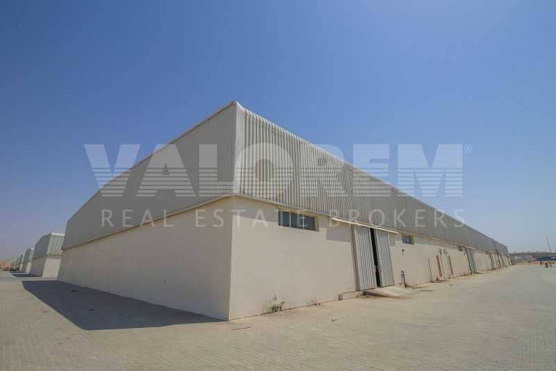 8 High Quality Brand New Warehouse for Rent in Umm Al Quwain