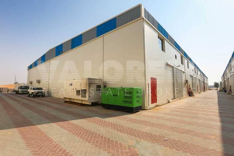 8 120Kw Electric Power Brand New Warehouse for rent in UAQ