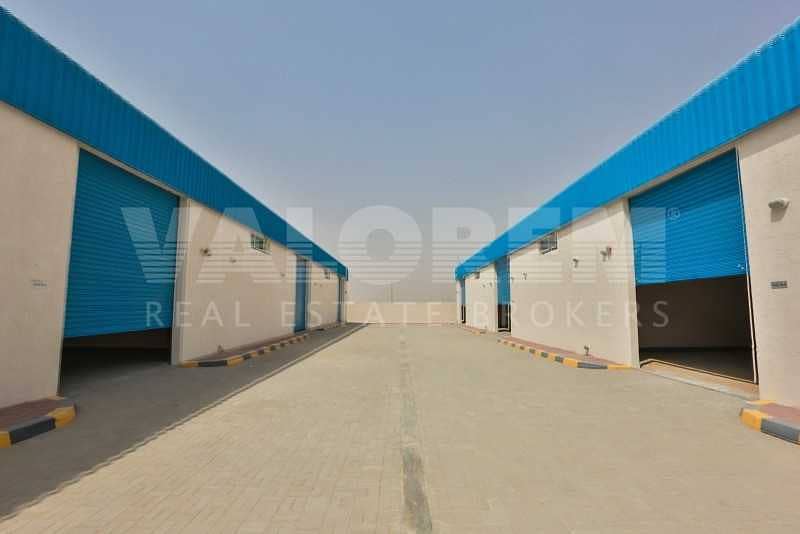 New Large Size warehouse for rent in Al-Sajah Ind. Area