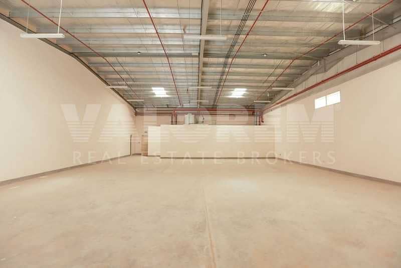 8 New Large Size warehouse for rent in Al-Sajah Ind. Area