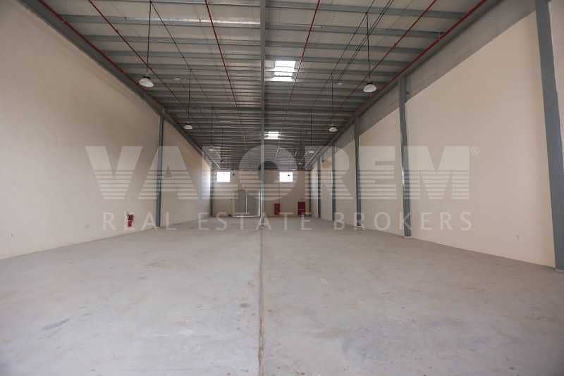 2 Brand New 300Kw Connected Power Warehouse for rent in UAQ