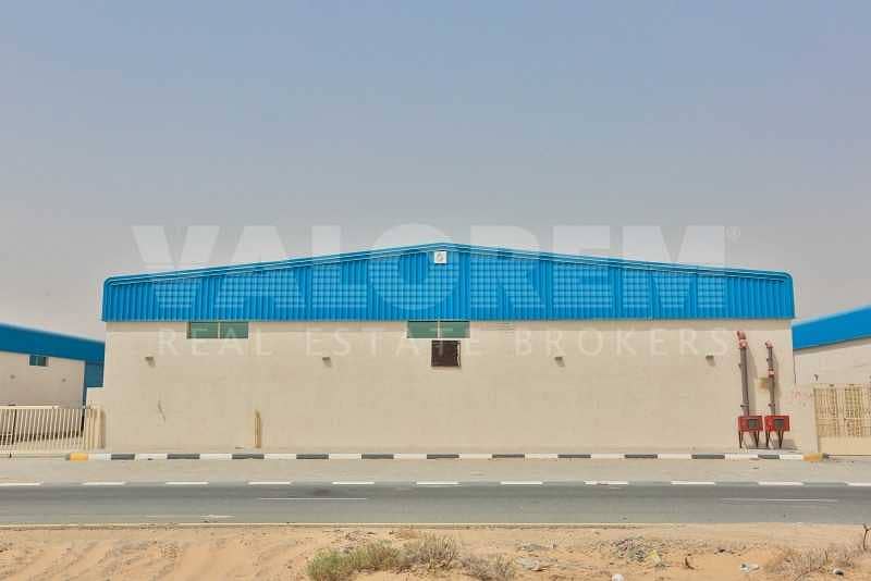 19 Large Brand New warehouse for rent in Al-Sajah Ind. Area