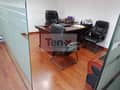 12 A beautiful fitted office with partitions  on middle floor