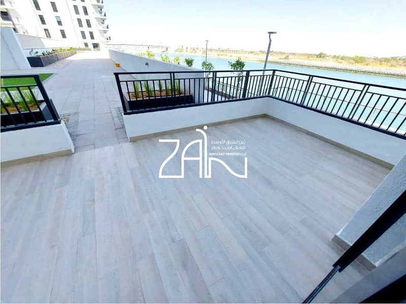 3 Ground Floor 1BR Apt with Large Balcony Pool View