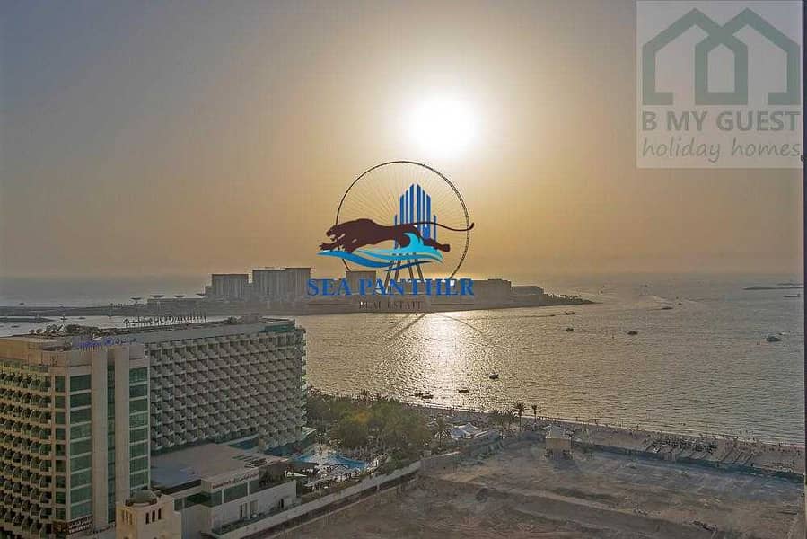Spacious 2 BR  with marina and  sea view JBR