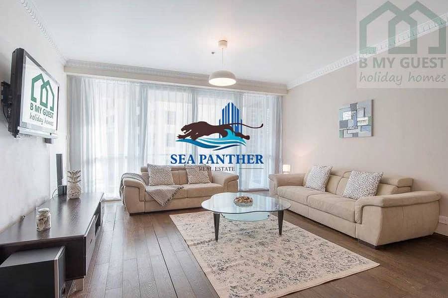 6 Spacious 2 BR  with marina and  sea view JBR