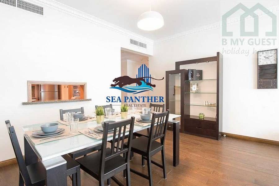 8 Spacious 2 BR  with marina and  sea view JBR