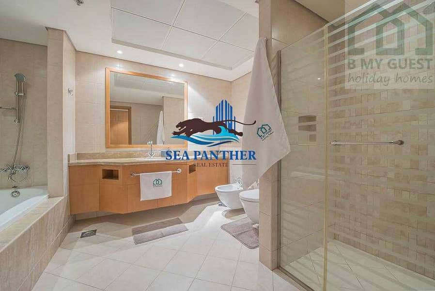 9 Spacious 2 BR  with marina and  sea view JBR