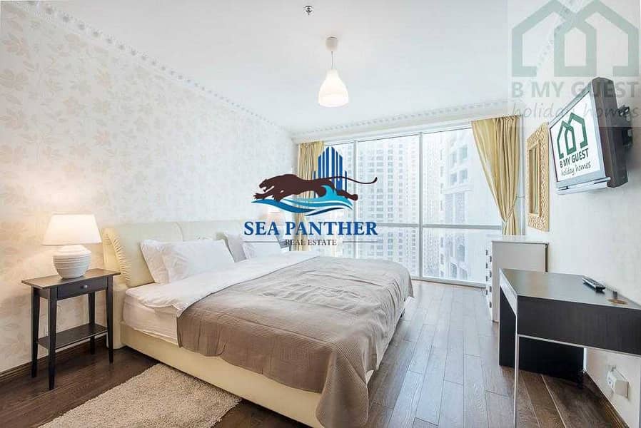 15 Spacious 2 BR  with marina and  sea view JBR