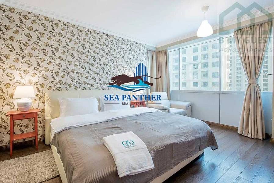 18 Spacious 2 BR  with marina and  sea view JBR