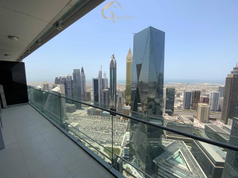 9 Nicely Maintained 1 BR I Facing the Sea and DIFC Views