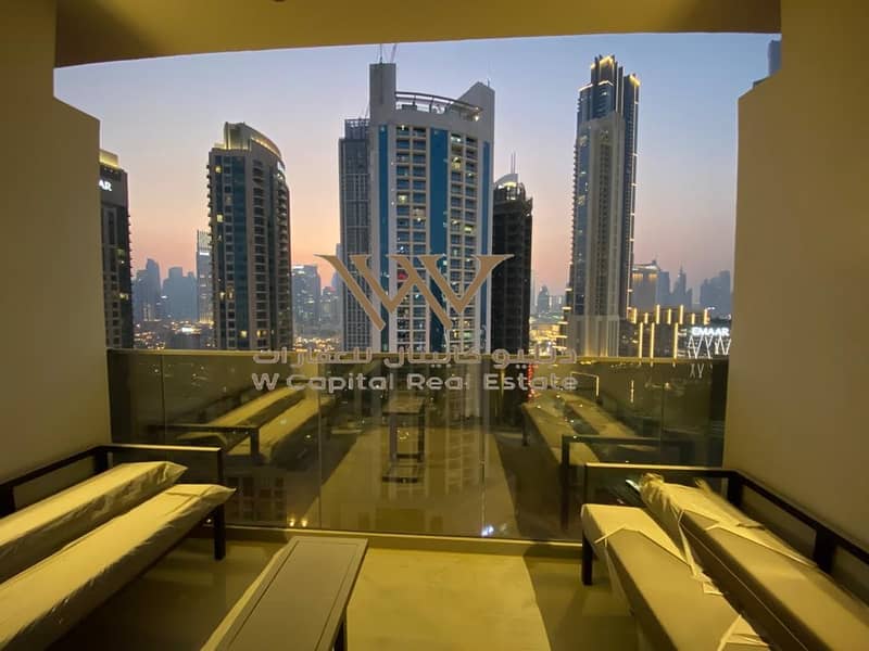Exclusive brand new studio | Burj Khalifa view | fully furnished