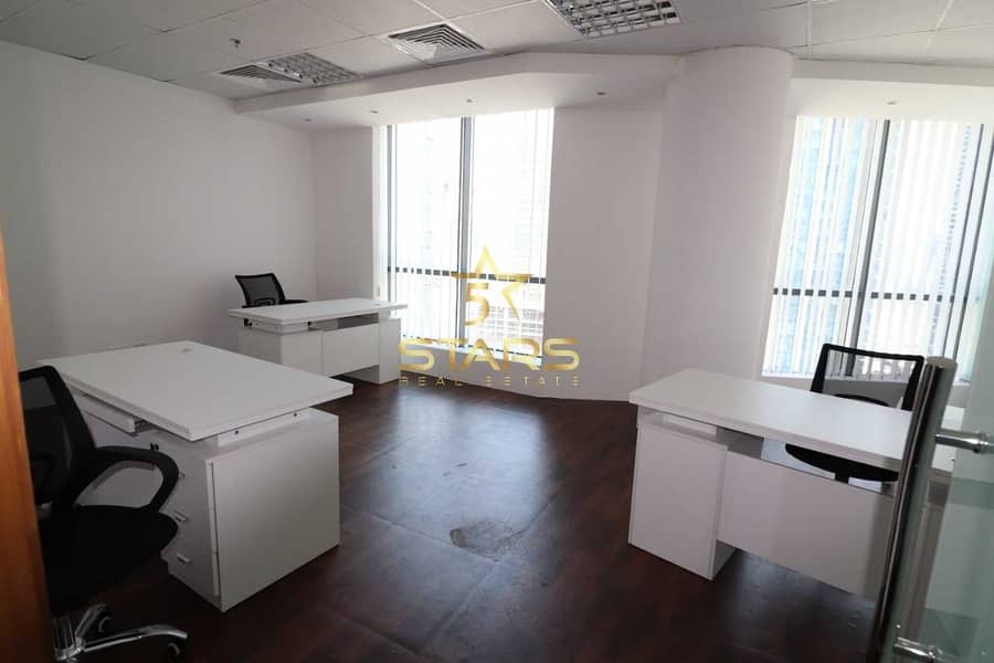 3 Walking Distance from Metro Station ! Furnished Office in business bay for rent