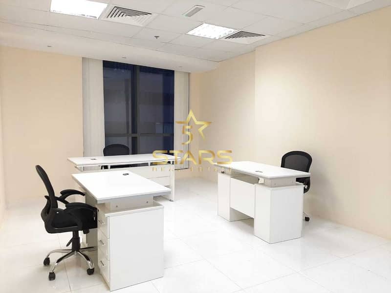 5 Fully Furnished | Bright Office | Near to Metro | No Commission