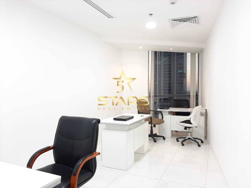 10 Fully Furnished | Bright Office | Near to Metro | No Commission